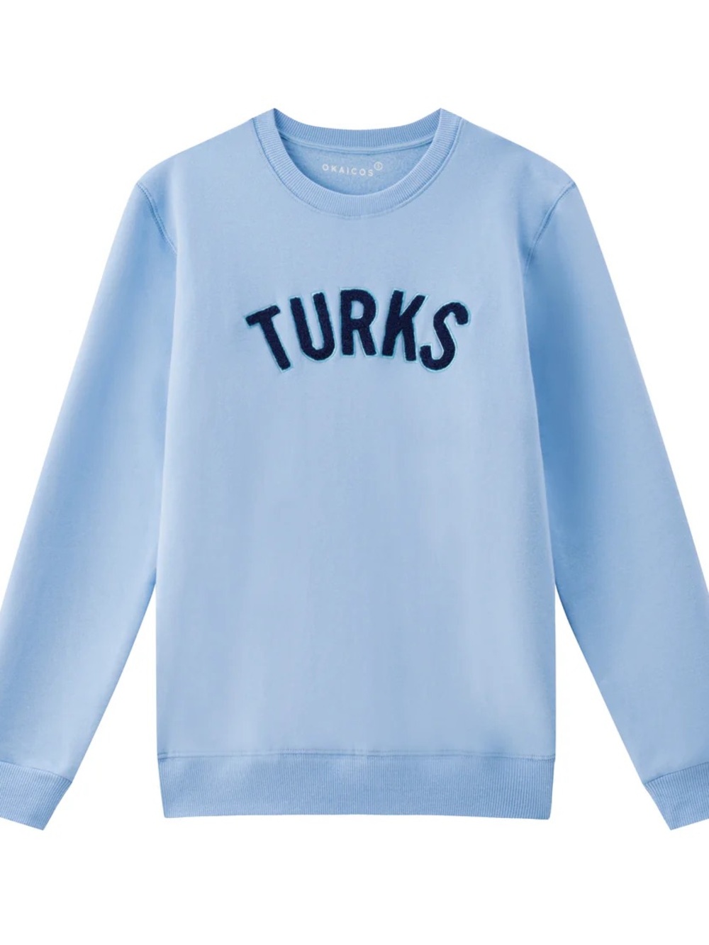 Light Blue 'TURKS' Crewneck Sweatshirt